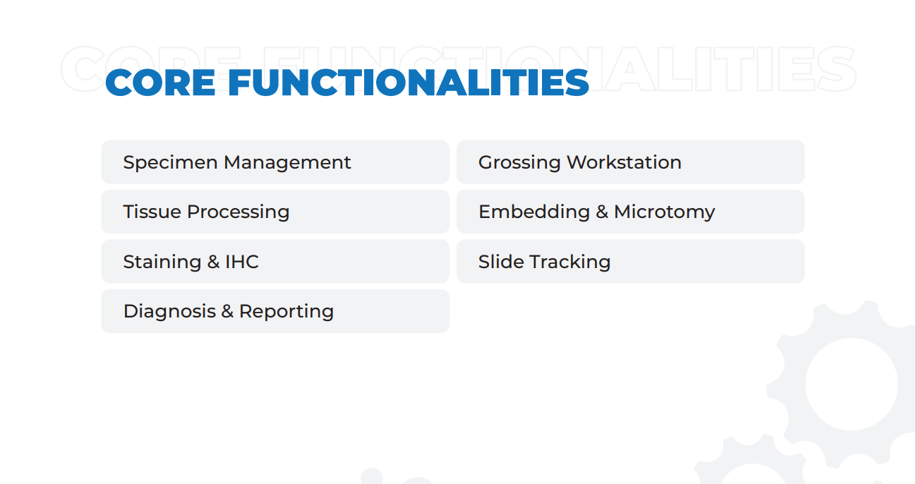 Core Functionalities Flow